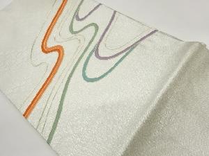 佐賀金駒刺繍流水模様名古屋帯